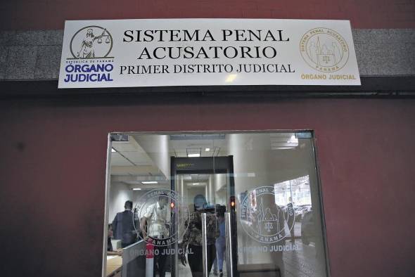 Sistema Penal Acusatorio donde se celebró la audiencia el fin de semana. Hoy será en el salón del Segundo Tribunal en Ancón.