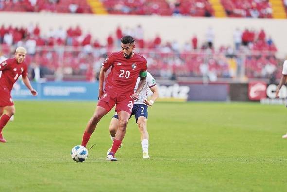 Aníbal Godoy, autor del gol de Panamá en el minuto 54 frente a Estados Unidos.