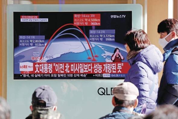 Las pruebas misilísticas de Corea del Norte auguran nuevas tensiones en la península.