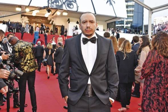 Eric Iglesias durante la presentación de uno de sus proyectos en el Festival de Cine de Cannes.