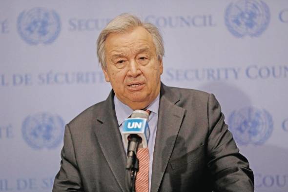 E l secretario general de la ONU, António Guterres