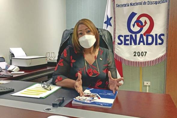 Dohany Raquel Shaud, directora de la Secretaría Nacional de Discapacidad.