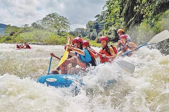 'Rafting' por el río Chiriquí Viejo