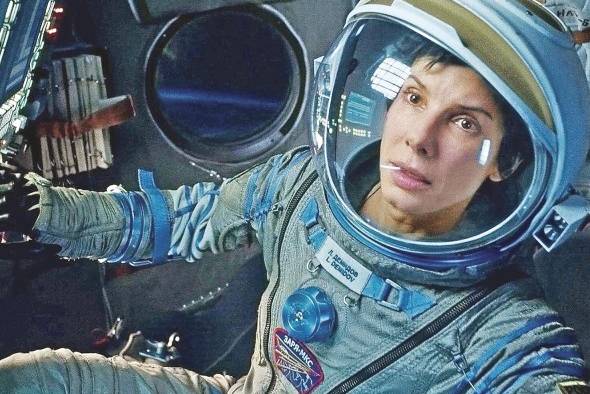 Sandra Bullock en 'Gravity'.