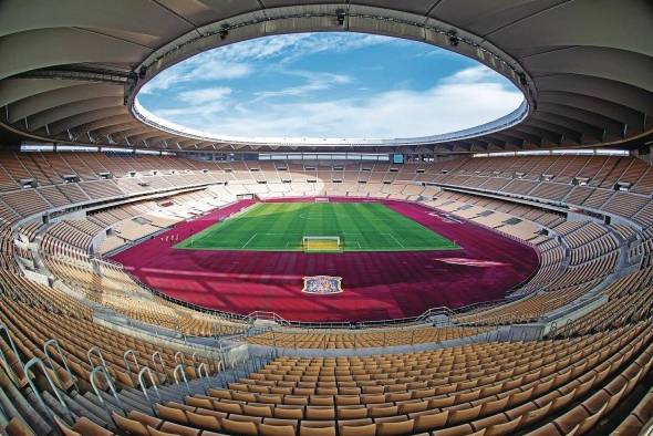 Vista del estadio de La Cartuja.