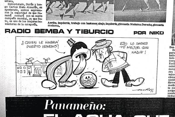 Caricatura publicada por el diario Matutino.