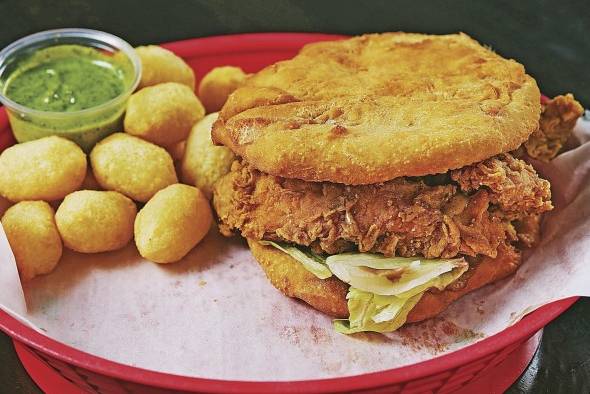 Nashville hot chicken sandwich