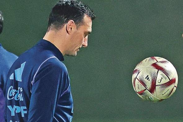 El entrenador de la selección argentina Lionel Scaloni