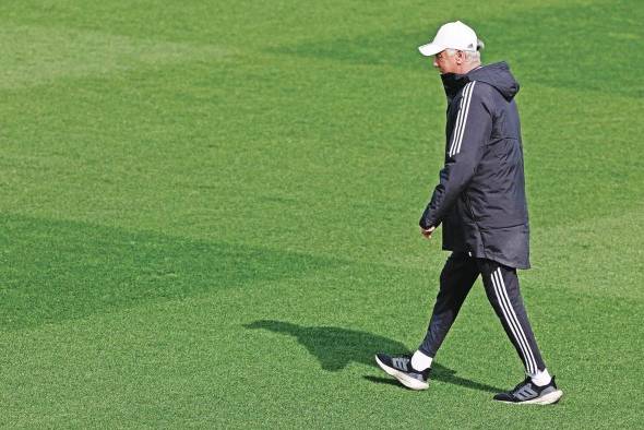 El técnico del Real Madrid Carlo Ancelotti