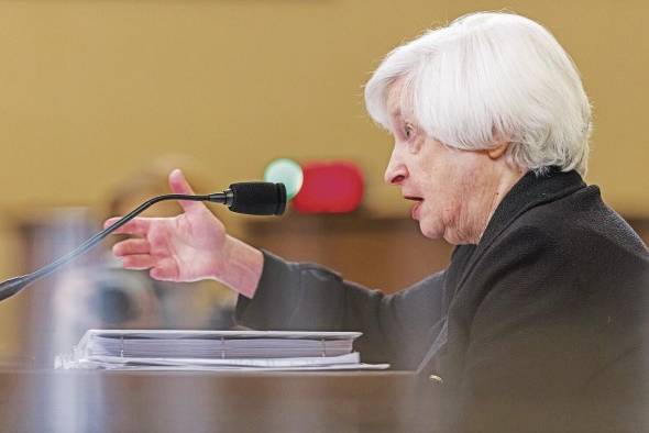 La secretaria del Tesoro de EE.UU., Yanet Yellen