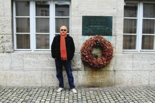 Las tres fotografías de Eduardo Tejeira Davis en Alemania son de Álvaro Uribe, 2014.