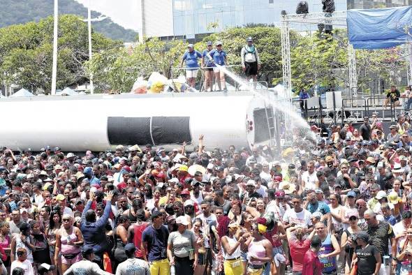 Culeco realizado en la Cinta Costera de la ciudad de Panamá en años anteriores.