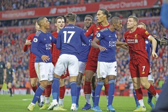 Liverpool y Leicester City empataron 1-1 en Anfield durante su último encuentro de liga en la temporada 2018-2019.