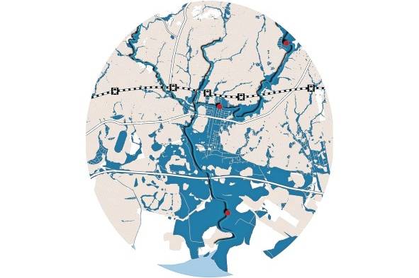 Mapa de área inundable en el corregimiento de Juan Díaz. La gestión de los desastres requiere como fundamento el uso de tecnologías de información geográfica que permitan caracterizar el problema, identificar los puntos críticos y gestionar su solución.