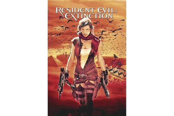 <strong>Resident Evil 3. | 2007.</strong> Si bien la primera fue un interesante experimento y posiblemente la mejor película de adaptación de vídeojuegos, el tratamiento de su tercera entrega permitió expandir el universo. La heroína, interpretada por la bella Milla Jovovich, junto con los supervivientes de la catástrofe acontecida en la ciudad de Raccoon, debe atravesar el desierto de Nevada con la esperanza de llegar a Alaska, antes de que los de la 'Corporación Umbrella' les alcancen. Matt Zoller, de New York Times, dijo que: no es exactamente aburrida, pero tampoco es en ningún momento interesante. (...) como los otros filmes, un ruidoso pasarrato, tan apasionante como ver a otro jugar a un videojuego.