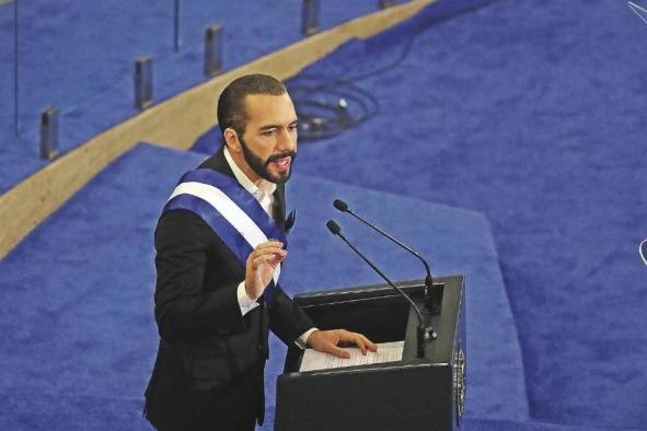 El presidente de El Salvador, Nayib Bukele