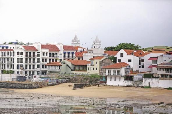 Vista del Casco Antiguo en Ciudad de Panamá (Panamá).