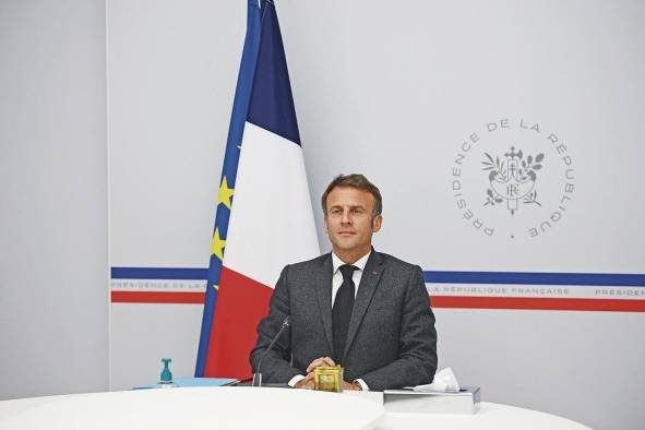 El presidente de Francia, Emmanuel Macron