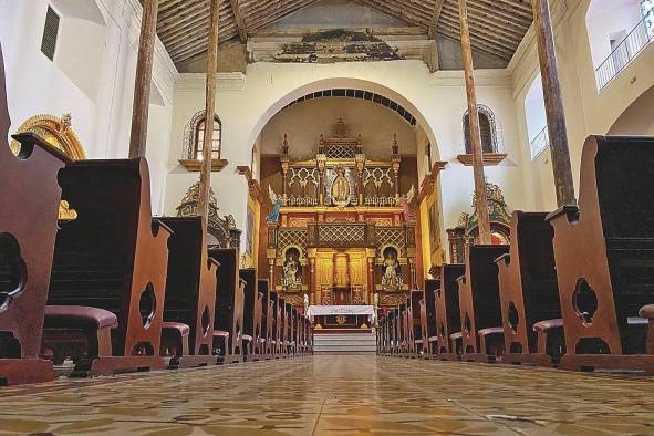 La iglesia Nuestra Señora de La Merced es uno de los templos que conserva de mejor manera su estructura original.