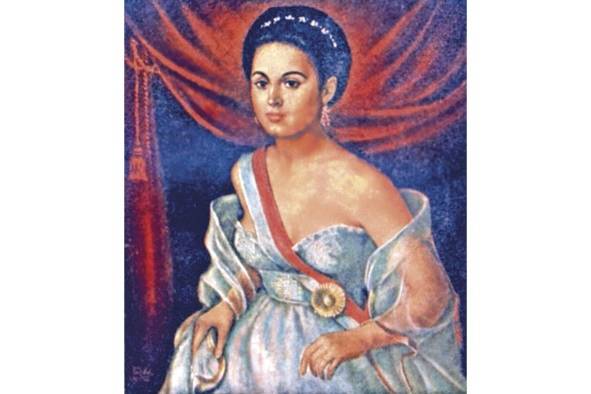 Retrato de Manuela Sáenz