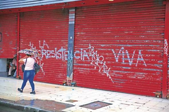 Por las protestas, los negocios están entre cerrar temporalmente o permanentemente.