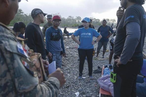 Margarita Sánchez, especialista de Unicef en Protección y Migración en terreno.