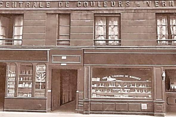 Tienda de venta de materiales para arte Lefranc and Bourgeois, París.