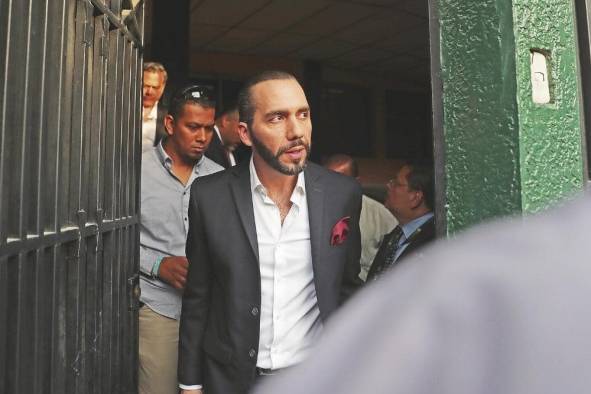 El presidente de El Salvador, Nayib Bukele.