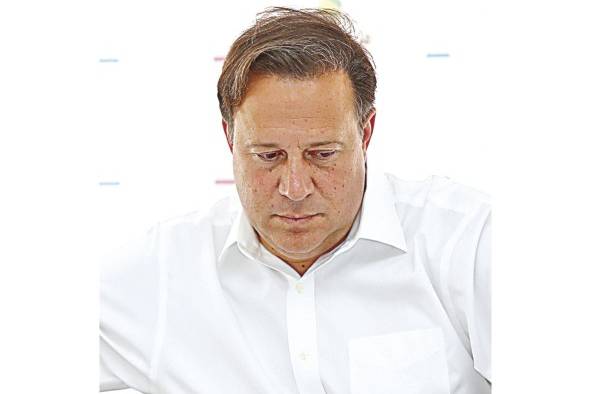 Expresidente Juan Carlos Varela