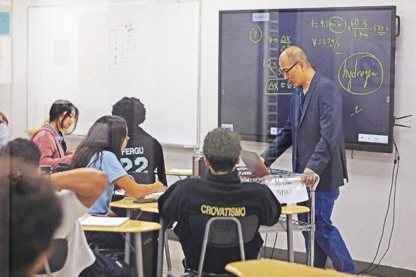 Los estudiantes toman siete clases anuales que se rigen por materias obligatorias y electivas.