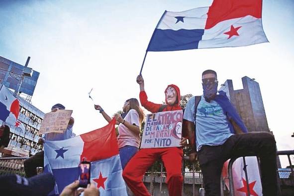 Las manifestaciones continuaron este lunes por noveno día consecutivo.