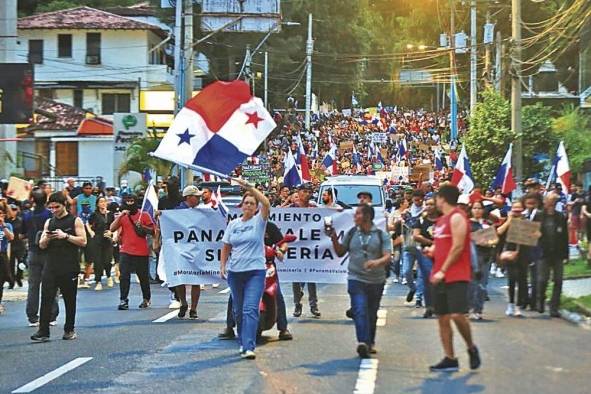 A las manifestaciones acuden diversos sectores de la sociedad civil.