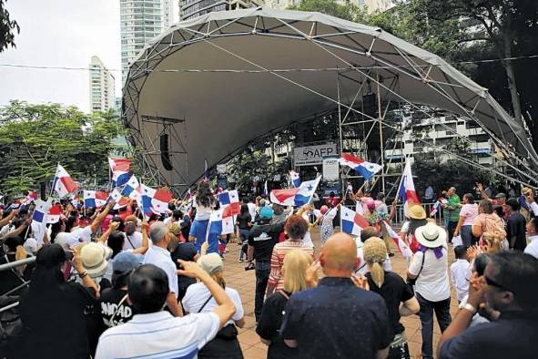 La Alianza Evangélica de Panamá se congregó en el Parque Urracá.