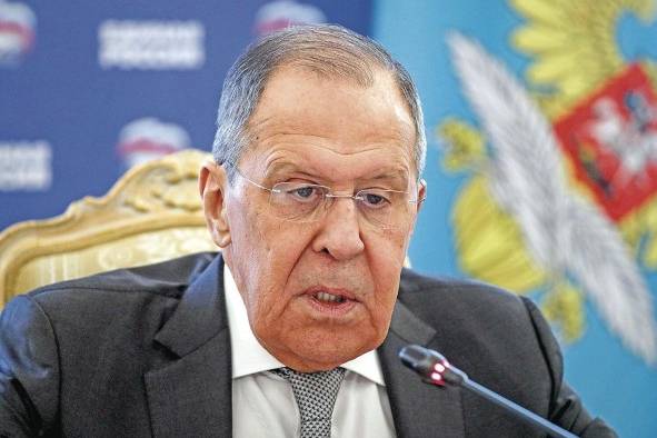 El ministro de Exteriores de Rusia, Serguéi Lavrov.