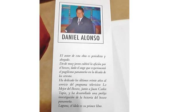 'Laguna, el ídolo' será presentado en la Feria Internacional del Libro de Panamá en agosto.