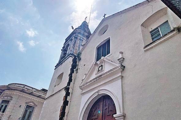 La iglesia dedicada a San José, con una sola nave y un campanario, es la segunda estación del recorrido.