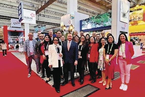 Empresarios panameños que participaron en el Imex Frankfurt 2023.