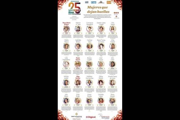 Las 25 mujeres que dejan huellas