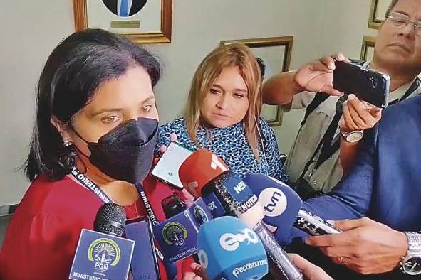 Ruth Morcillo, fiscal superior Anticorrupción, a su salida de la audiencia.