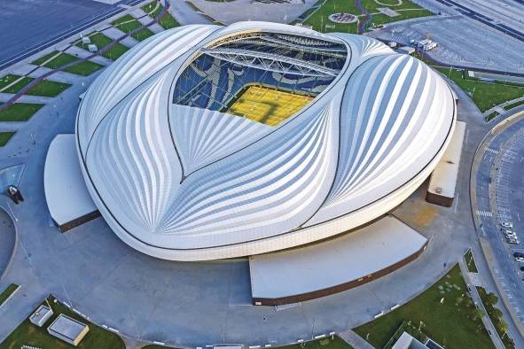 Vista del estadio Al Janoub en Al Wakrah, Catar