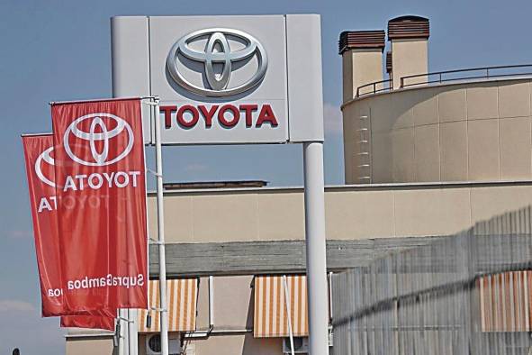 Imagen de la compañía automotriz Toyota, una de las afectadas por al falta de microchips.