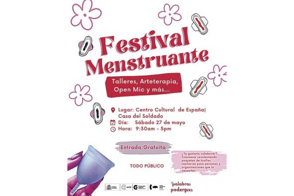 El Festival Menstruante celebrará su segunda edición el día de hoy.