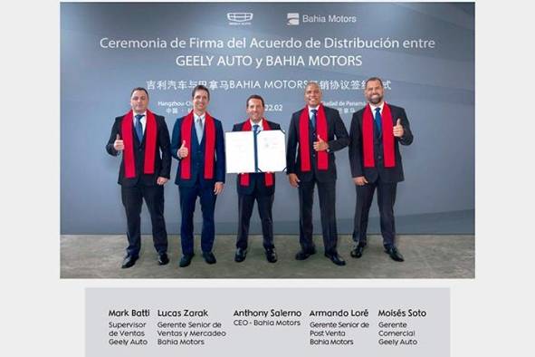 Bahía Motors adquiere la distribución y comercialización de la marca GEELY para Panamá