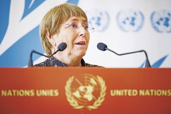 La alta comisionada Michelle Bachelet