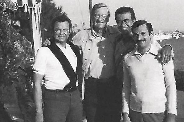 Flavio Velásquez, John Wayne, Walter Arturo McGowen y Omar Jaén