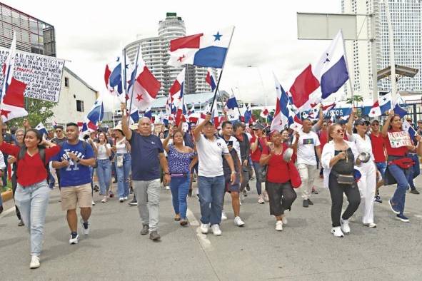 Las protestas siguieron este viernes 3 de noviembre.