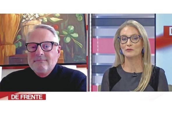 John Feeley en declaraciones al programa dominical 'De Frente con Sabrina Bacal' que se emite por “TVN”.