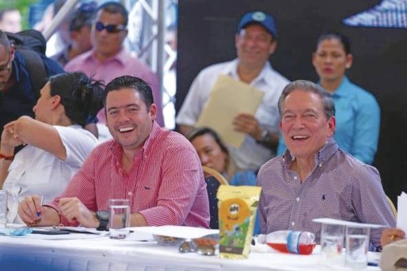 En la reunión estuvieron presentes el presidente de la República, Laurentino Cortizo; y el vicepresidente, José Gabriel Carrizo.