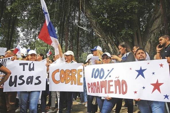 La protesta se llevó a cabo en varios puntos del país.