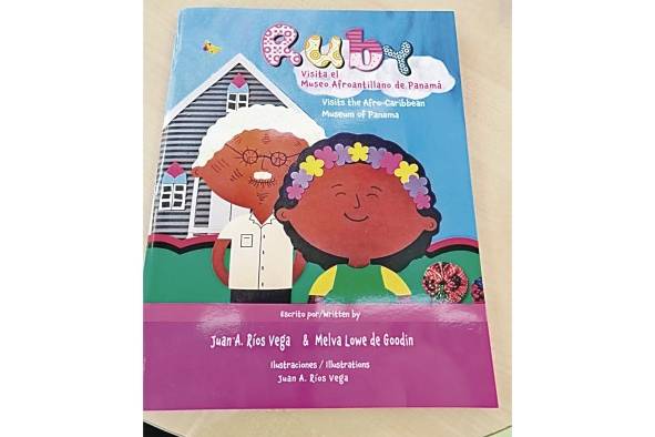 El libro 'Ruby visita el Museo Afroantillano de Panamá'.